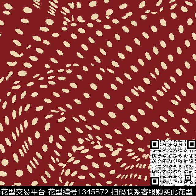 小清新素雅波点传统印花华亿平台下载（图片编号: 1345872） - 瓦栏（Walan）