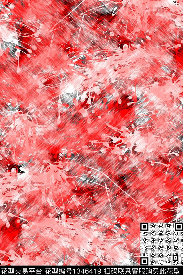 抽象男装家居服户外传统印花华亿平台下载（图片编号: 1346419） - 瓦栏（Walan）