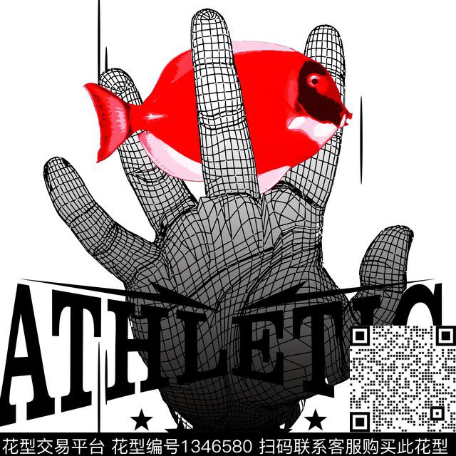 几何定位花男装传统印花华亿平台下载（图片编号: 1346580） - 瓦栏（Walan）