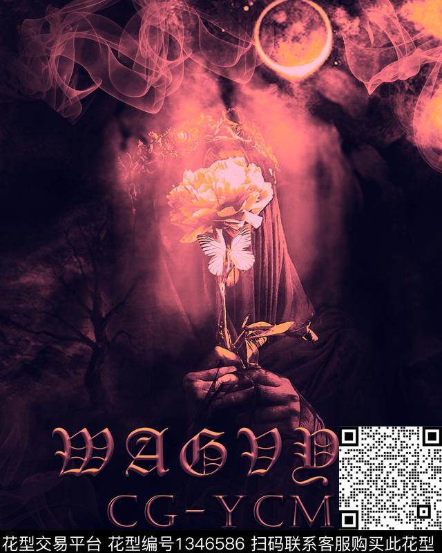 嘻哈定位花街头数码印花华亿平台下载（图片编号: 1346586） - 瓦栏（Walan）