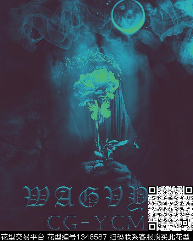 嘻哈定位花街头数码印花华亿平台下载（图片编号: 1346587） - 瓦栏（Walan）