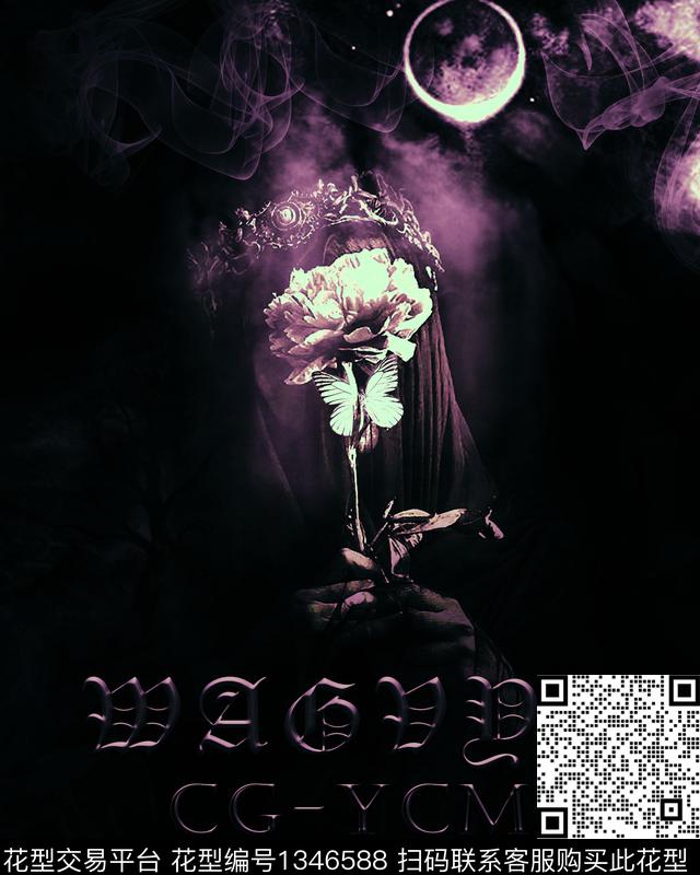 嘻哈定位花街头数码印花华亿平台下载（图片编号: 1346588） - 瓦栏（Walan）