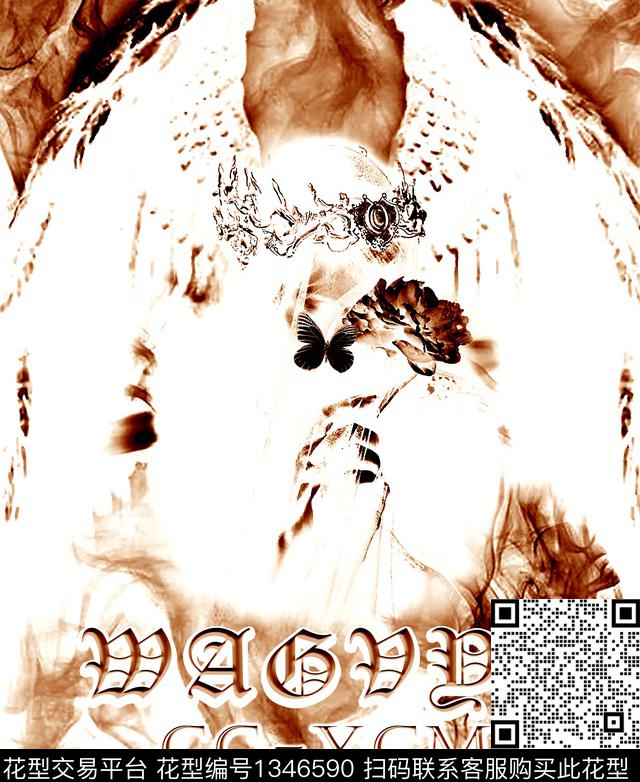 嘻哈定位花街头数码印花华亿平台下载（图片编号: 1346590） - 瓦栏（Walan）