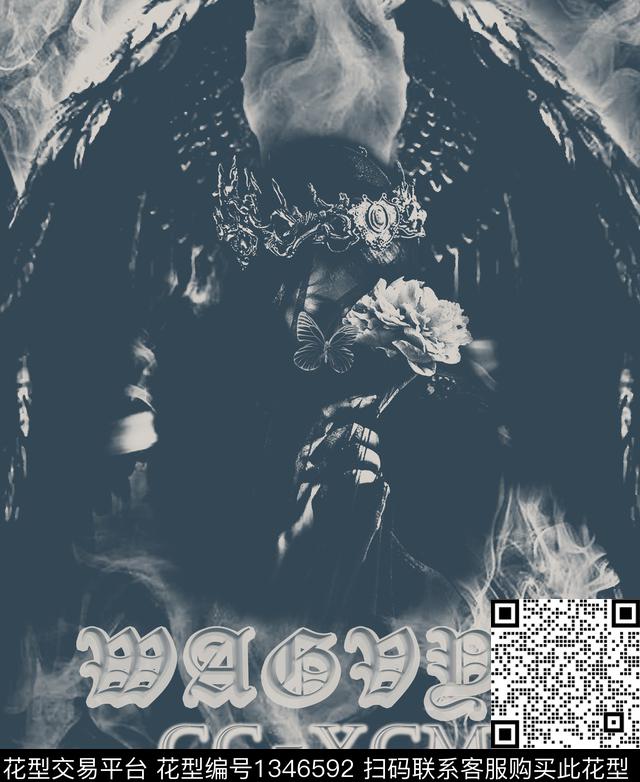 嘻哈定位花街头数码印花华亿平台下载（图片编号: 1346592） - 瓦栏（Walan）