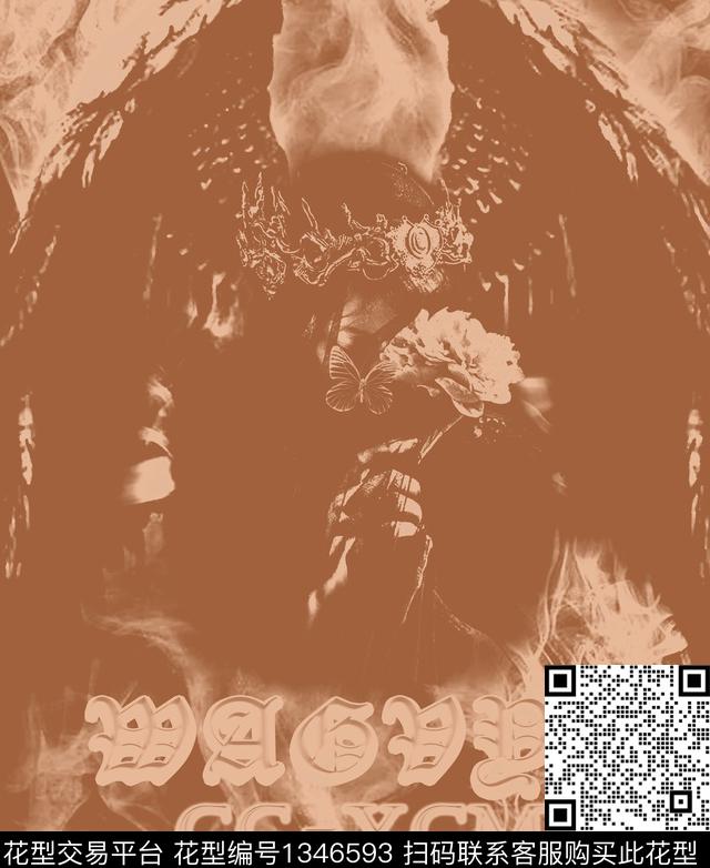 嘻哈定位花街头数码印花华亿平台下载（图片编号: 1346593） - 瓦栏（Walan）