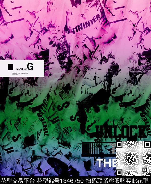 嘻哈定位花街头数码印花华亿平台下载（图片编号: 1346750） - 瓦栏（Walan）