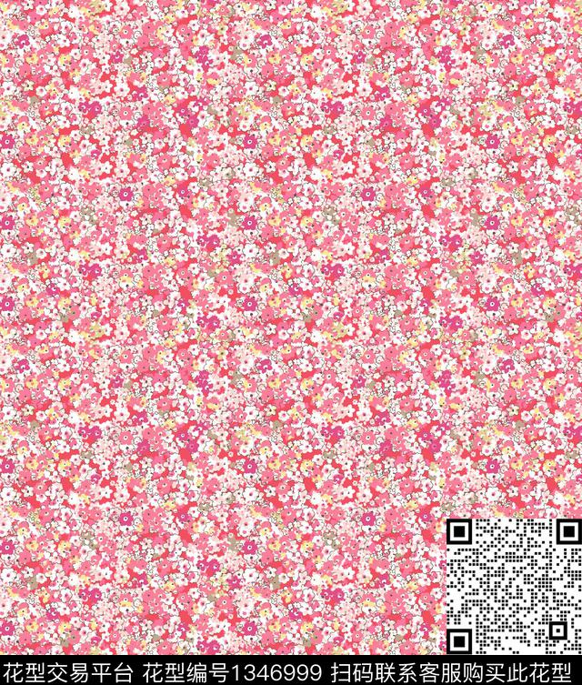 连衣裙小碎花传统印花华亿平台下载（图片编号: 1346999） - 瓦栏（Walan）