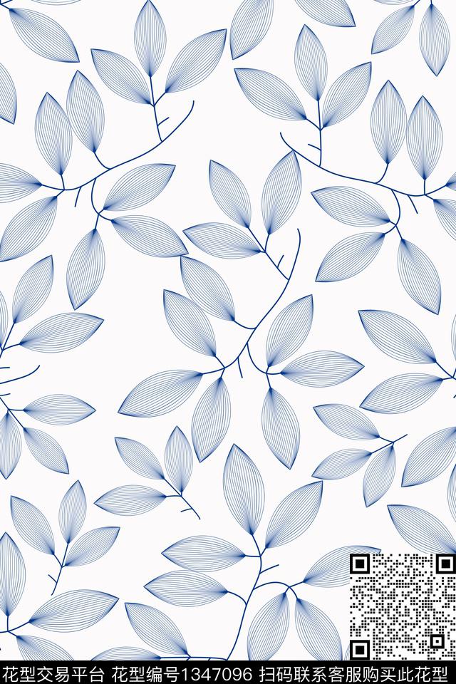 几何线条复古传统印花华亿平台下载（图片编号: 1347096） - 瓦栏（Walan）