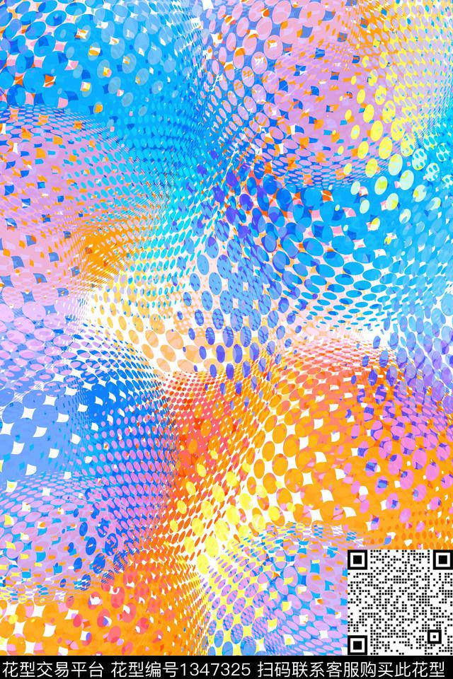 抽象男装家居服户外数码印花华亿平台下载（图片编号: 1347325） - 瓦栏（Walan）