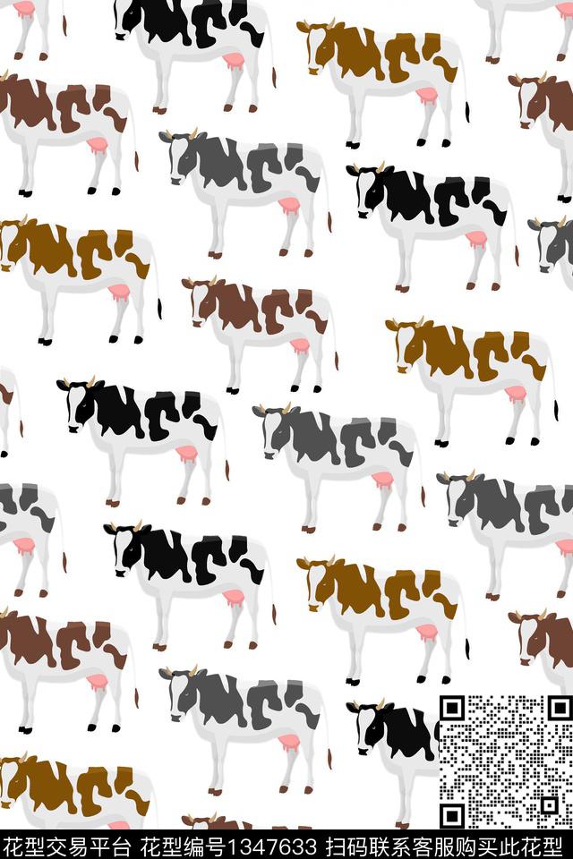 几何卡通趣味传统印花华亿平台下载（图片编号: 1347633） - 瓦栏（Walan）