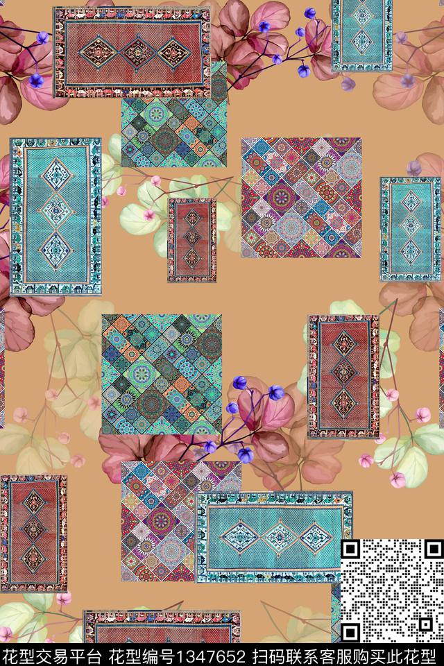 深圳连衣裙女装数码印花华亿平台下载（图片编号: 1347652） - 瓦栏（Walan）