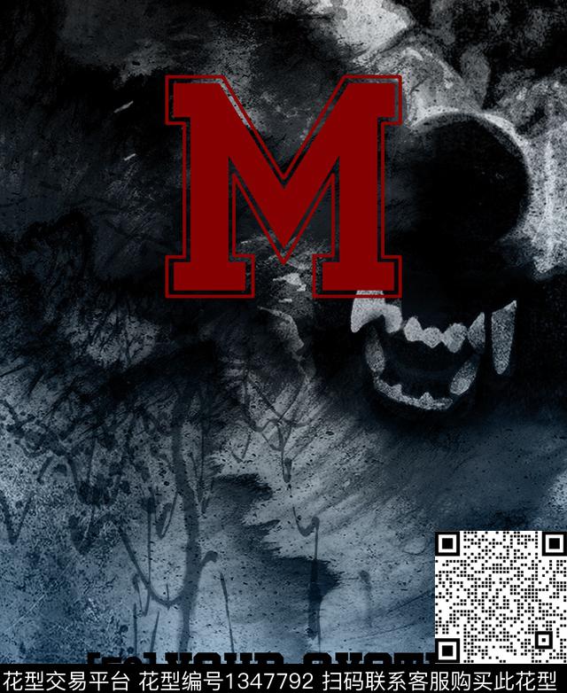 男装定位花扎染华亿平台数码定位花数码印花华亿平台下载（图片编号: 1347792） - 瓦栏（Walan）