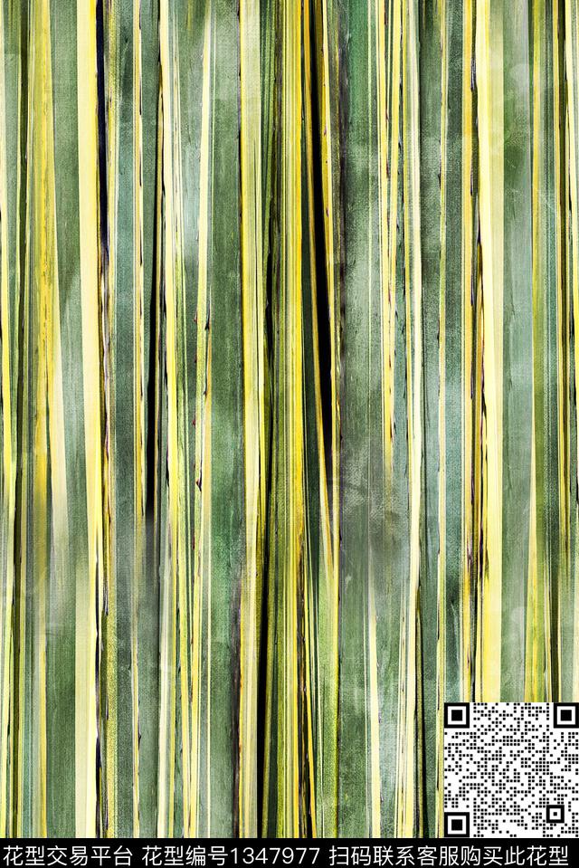 线条大牌风休闲数码印花华亿平台下载（图片编号: 1347977） - 瓦栏（Walan）