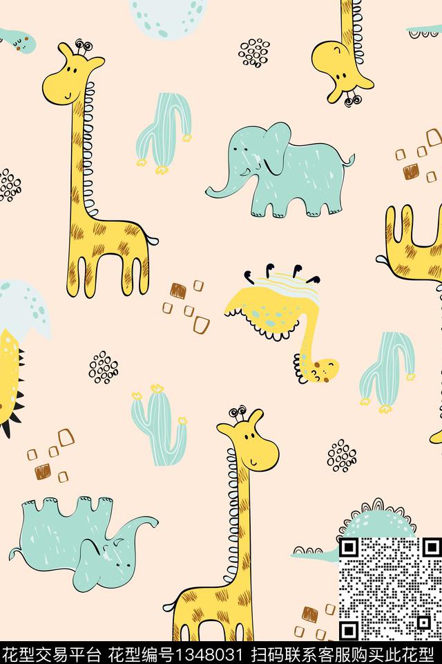 童装动物卡通传统印花华亿平台下载（图片编号: 1348031） - 瓦栏（Walan）