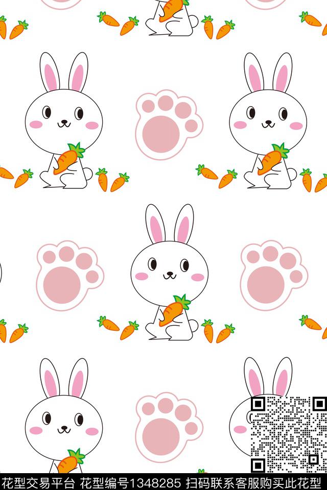 童装胡萝卜卡通传统印花华亿平台下载（图片编号: 1348285） - 瓦栏（Walan）