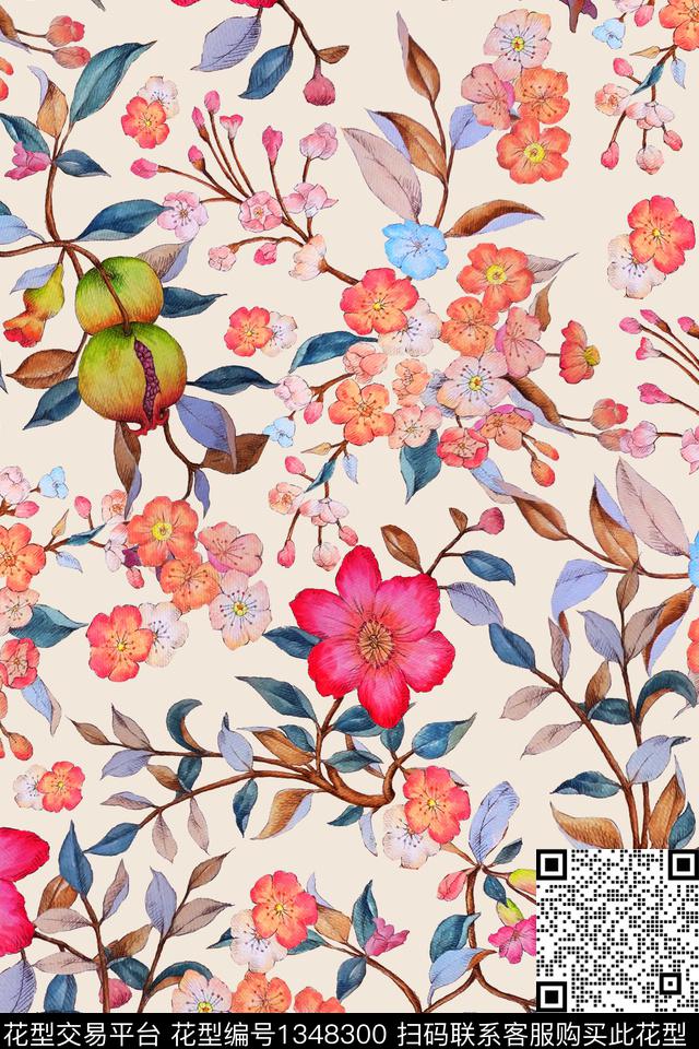 旗袍香云纱中国风数码印花华亿平台下载（图片编号: 1348300） - 瓦栏（Walan）