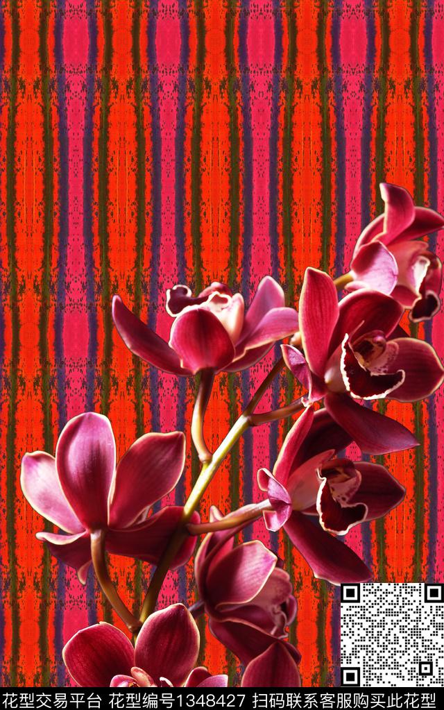 几何女装定位花定位花数码印花华亿平台下载（图片编号: 1348427） - 瓦栏（Walan）