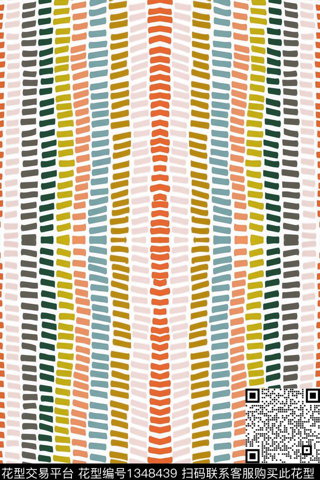 几何大牌风抽象传统印花华亿平台下载（图片编号: 1348439） - 瓦栏（Walan）