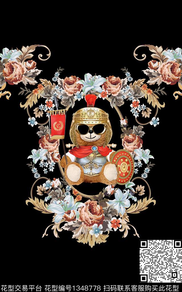 时尚趋势华亿平台定位花数码印花华亿平台下载（图片编号: 1348778） - 瓦栏（Walan）