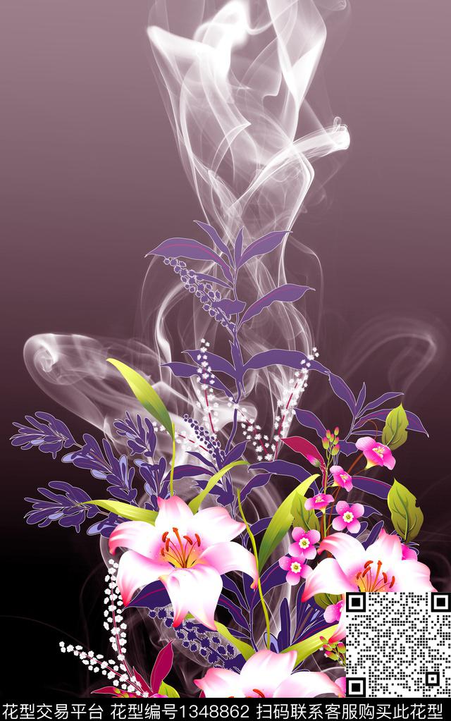 几何女装定位花定位花数码印花华亿平台下载（图片编号: 1348862） - 瓦栏（Walan）