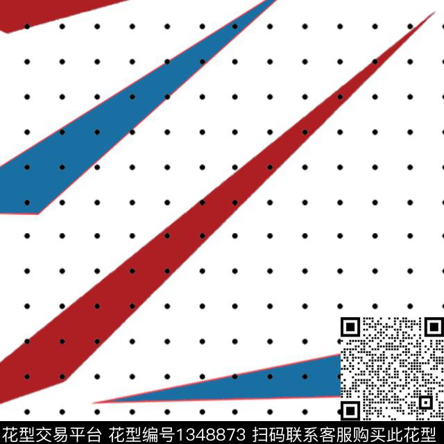几何大牌风小清新传统印花华亿平台下载（图片编号: 1348873） - 瓦栏（Walan）