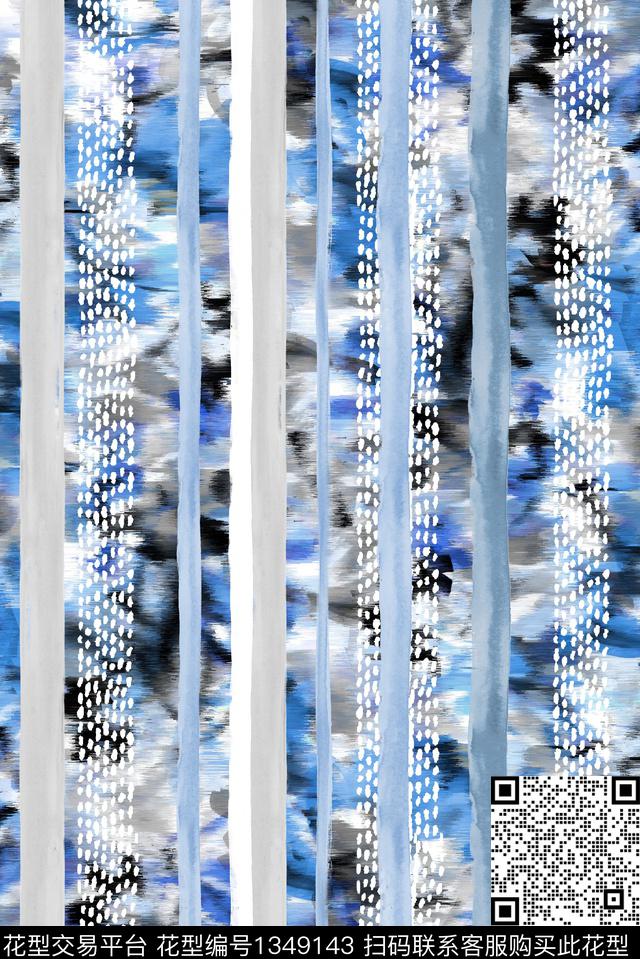 抽象花卉花卉大牌风数码印花华亿平台下载（图片编号: 1349143） - 瓦栏（Walan）