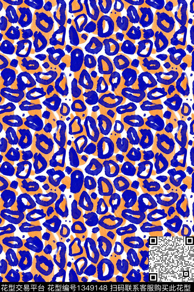 几何大牌风抽象传统印花华亿平台下载（图片编号: 1349148） - 瓦栏（Walan）