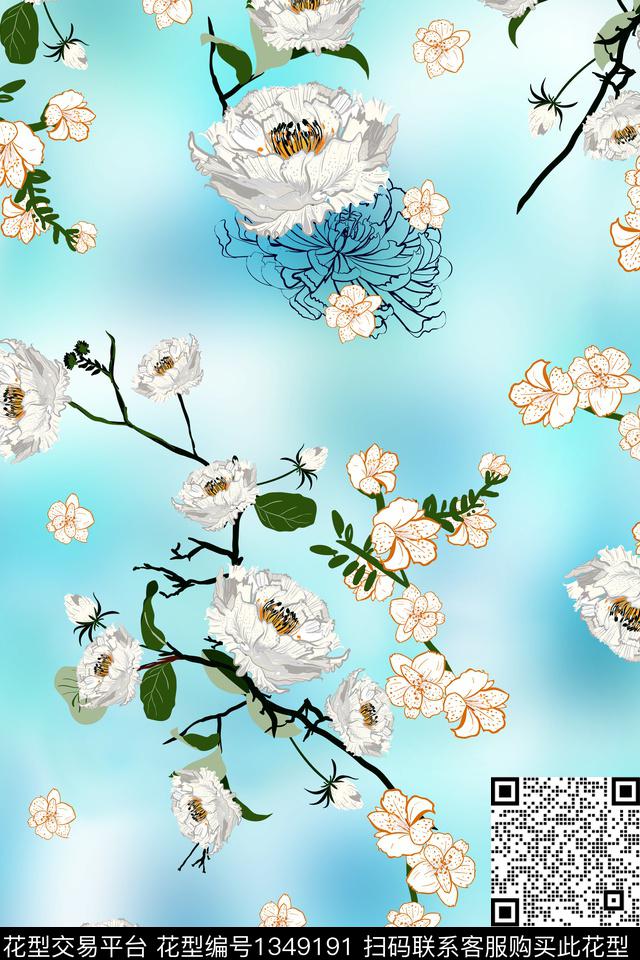 香云纱旗袍中国风数码印花华亿平台下载（图片编号: 1349191） - 瓦栏（Walan）