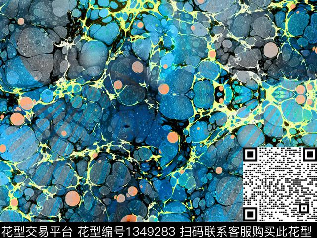 肌理抽象大理石数码印花华亿平台下载（图片编号: 1349283） - 瓦栏（Walan）