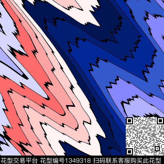 七分裤系列几何系列泳裤系列传统印花华亿平台下载（图片编号: 1349318） - 瓦栏（Walan）