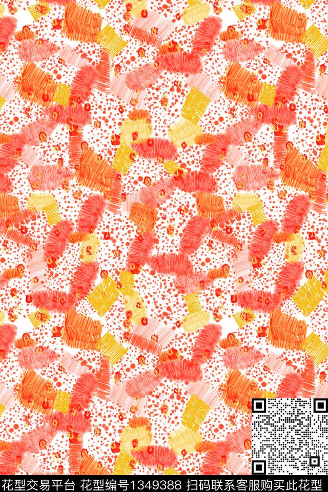 几何大牌风抽象传统印花华亿平台下载（图片编号: 1349388） - 瓦栏（Walan）