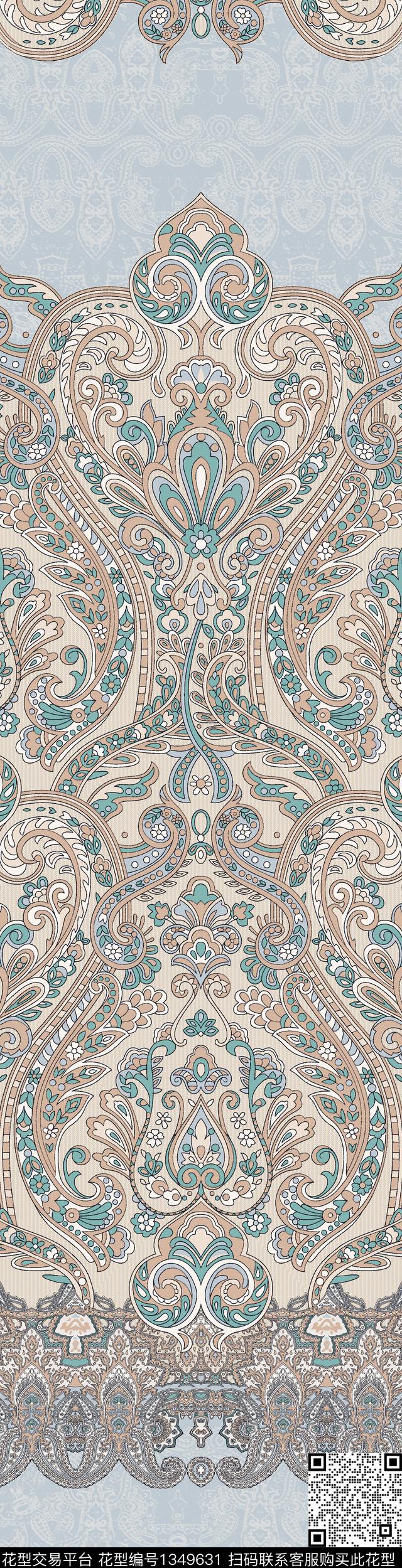 数码华亿平台床品民族风数码印花华亿平台下载（图片编号: 1349631） - 瓦栏（Walan）