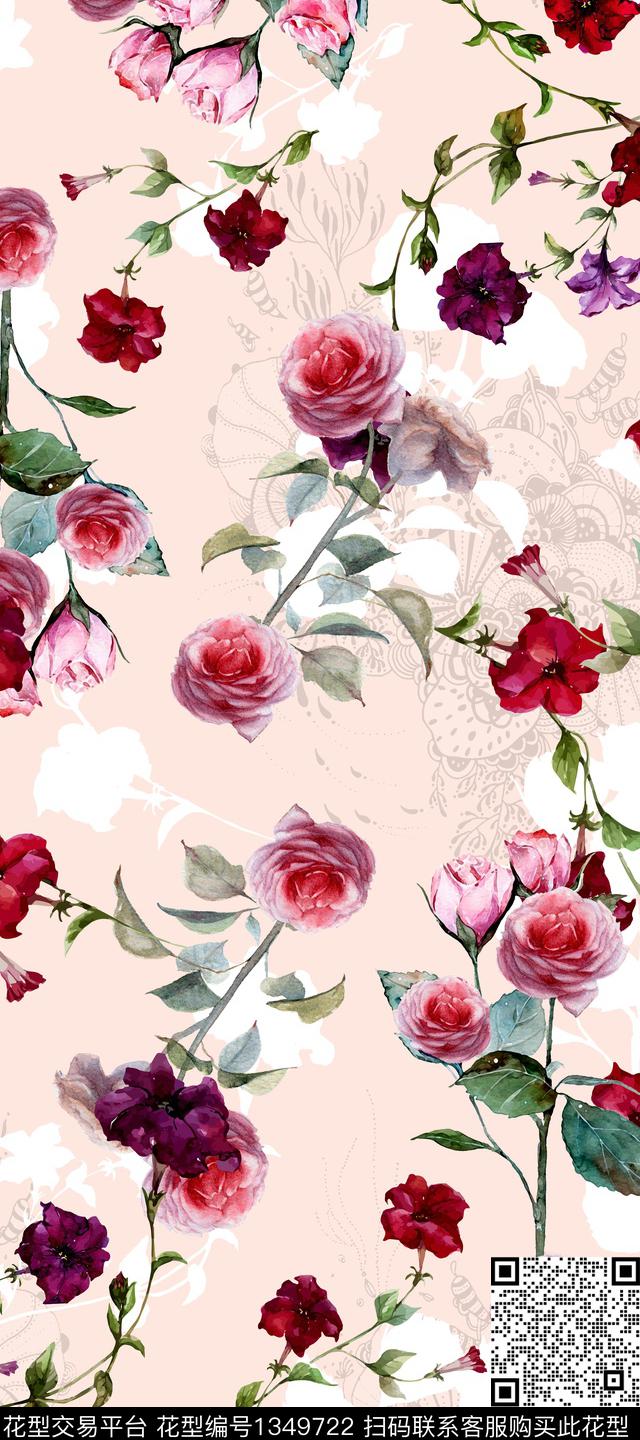 香云纱旗袍中国风数码印花华亿平台下载（图片编号: 1349722） - 瓦栏（Walan）