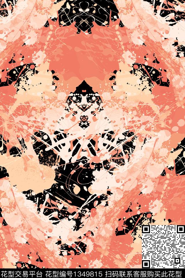 抽象男装家居服户外传统印花华亿平台下载（图片编号: 1349815） - 瓦栏（Walan）