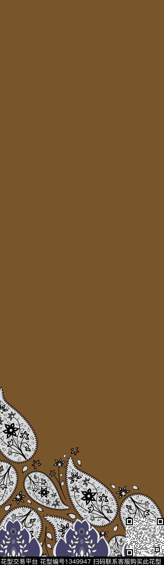 花卉大牌风传统华亿平台传统印花华亿平台下载（图片编号: 1349947） - 瓦栏（Walan）