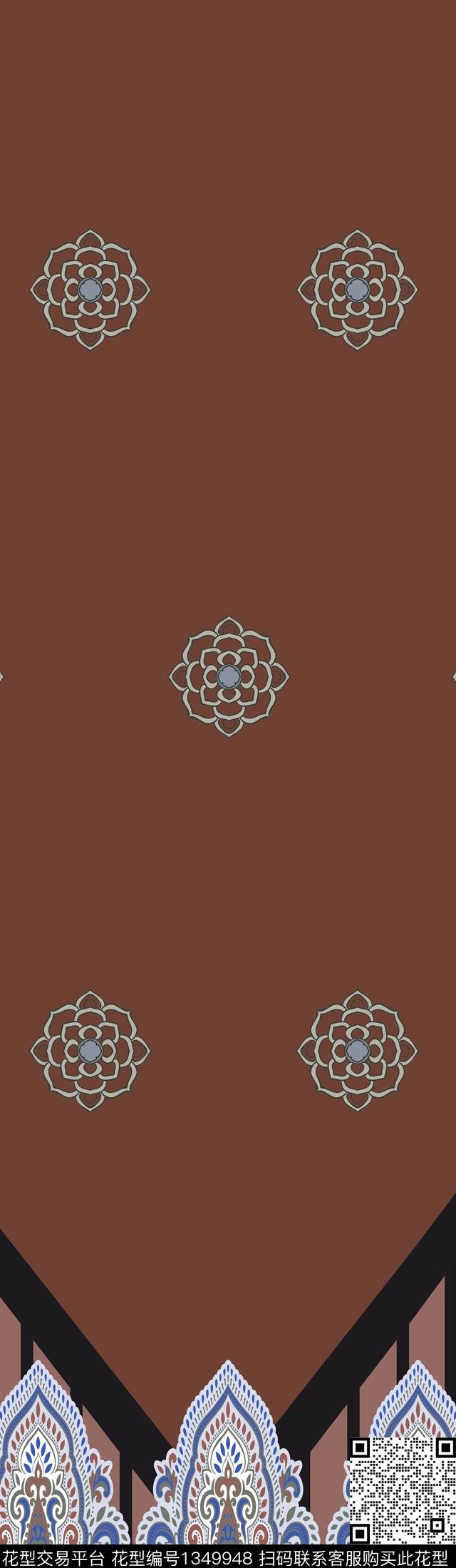 大牌风传统华亿平台传统印花华亿平台下载（图片编号: 1349948） - 瓦栏（Walan）