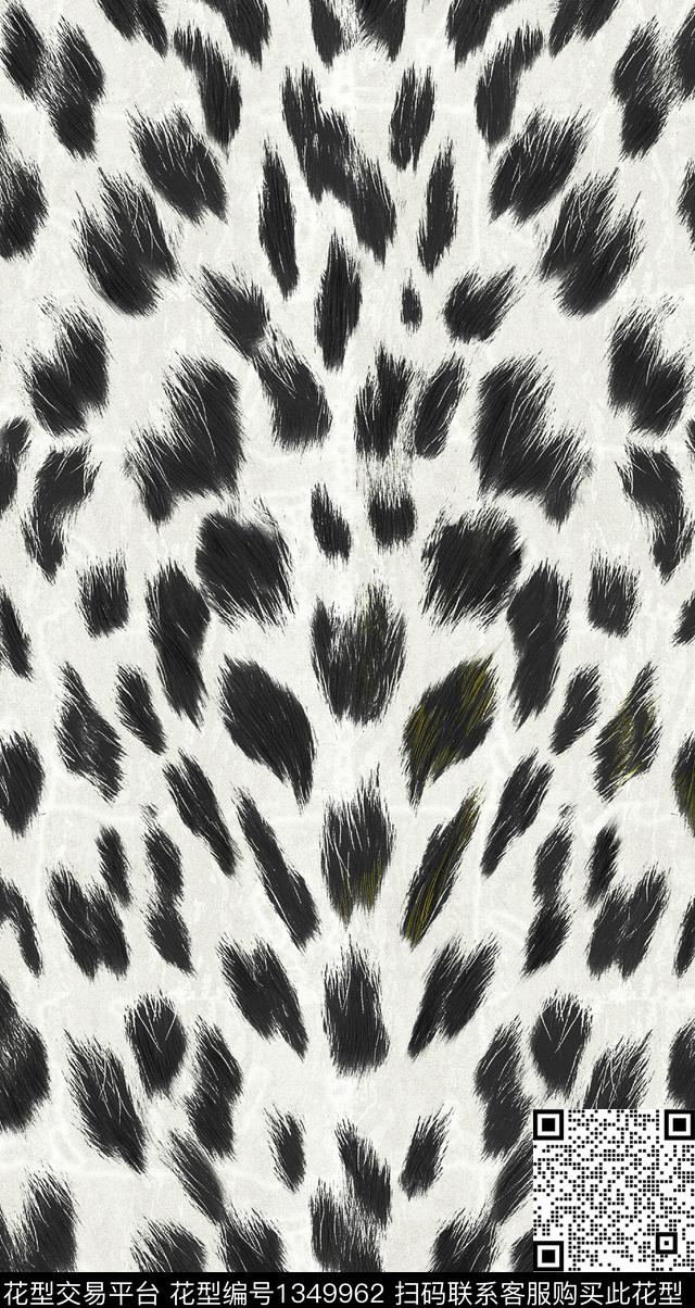 豹纹动物纹热带鱼数码印花华亿平台下载（图片编号: 1349962） - 瓦栏（Walan）