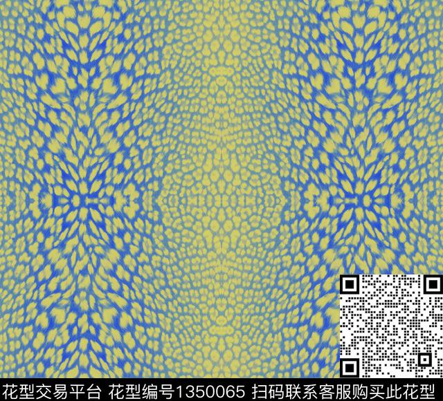 肌理豹纹动物纹数码印花华亿平台下载（图片编号: 1350065） - 瓦栏（Walan）