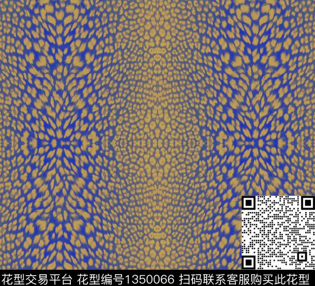 肌理豹纹动物纹数码印花华亿平台下载（图片编号: 1350066） - 瓦栏（Walan）
