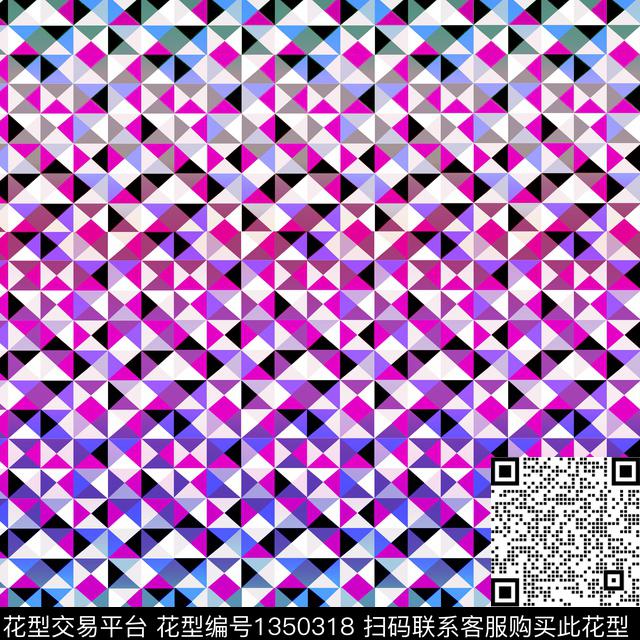 几何大牌风小清新传统印花华亿平台下载（图片编号: 1350318） - 瓦栏（Walan）