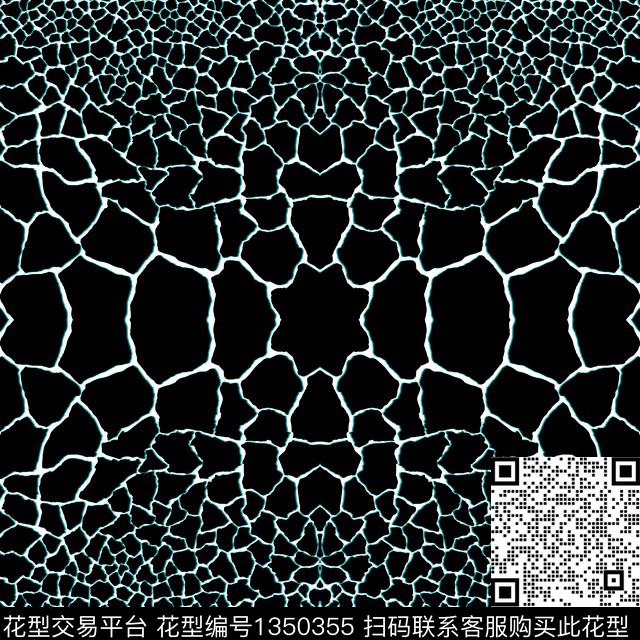 几何女装定位花斑马纹数码印花华亿平台下载（图片编号: 1350355） - 瓦栏（Walan）