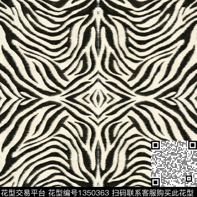 肌理豹纹动物纹数码印花华亿平台下载（图片编号: 1350363） - 瓦栏（Walan）