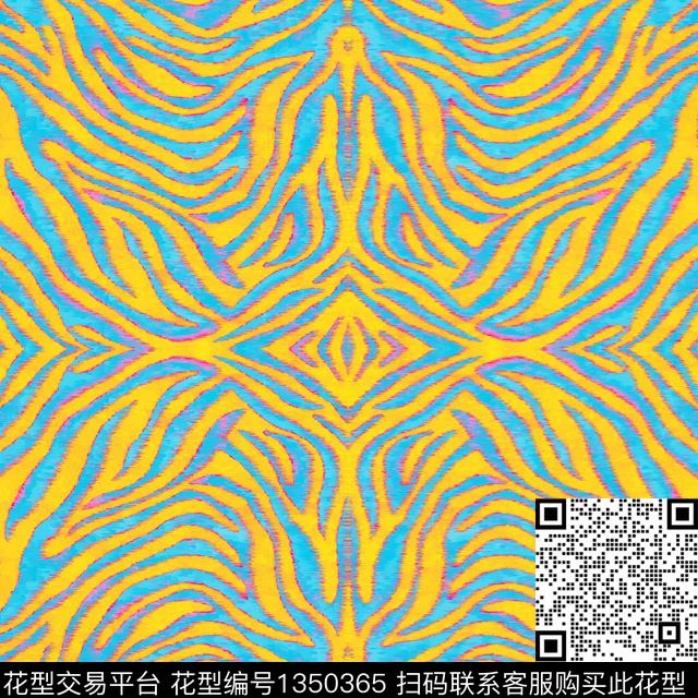 肌理豹纹动物纹数码印花华亿平台下载（图片编号: 1350365） - 瓦栏（Walan）