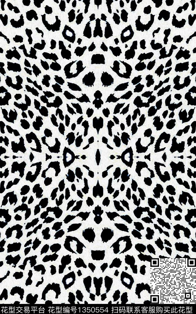 几何女装定位花斑马纹数码印花华亿平台下载（图片编号: 1350554） - 瓦栏（Walan）