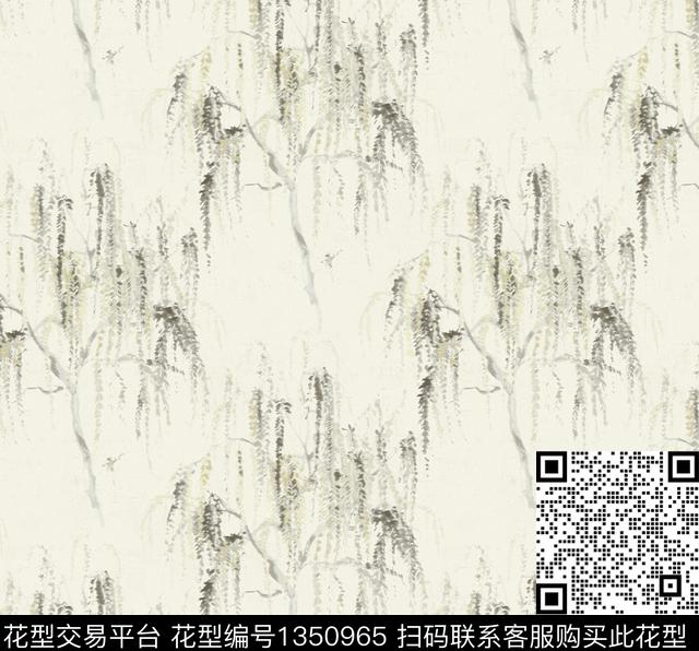 豹纹动物纹手绘数码印花华亿平台下载（图片编号: 1350965） - 瓦栏（Walan）