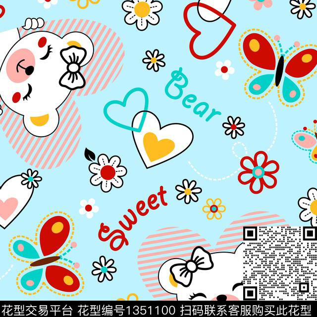 童装卡通趣味传统印花华亿平台下载（图片编号: 1351100） - 瓦栏（Walan）