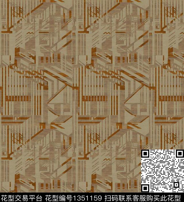 豹纹动物纹手绘数码印花华亿平台下载（图片编号: 1351159） - 瓦栏（Walan）