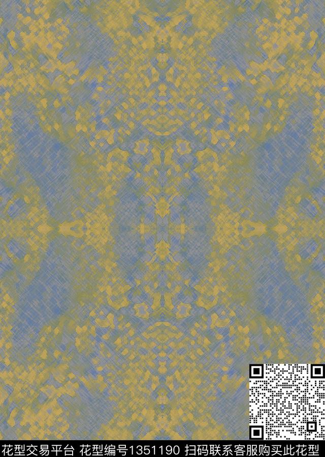 豹纹动物纹手绘数码印花华亿平台下载（图片编号: 1351190） - 瓦栏（Walan）