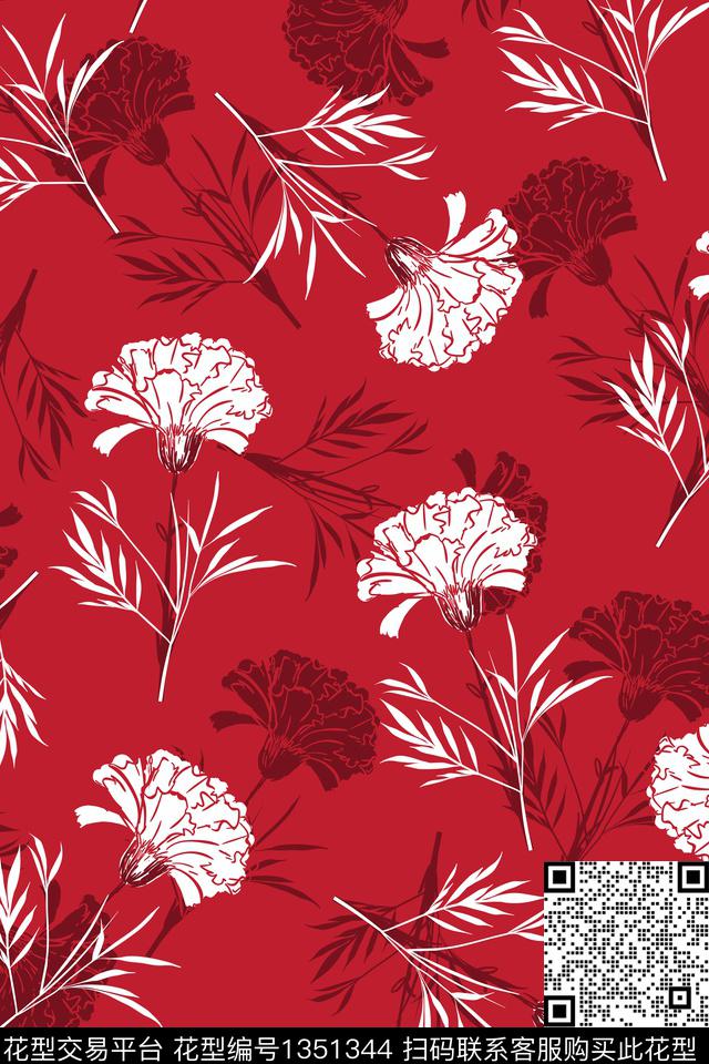 女装花卉小碎花数码印花华亿平台下载（图片编号: 1351344） - 瓦栏（Walan）