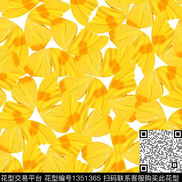 黄花数码华亿平台昆虫数码印花华亿平台下载（图片编号: 1351365） - 瓦栏（Walan）